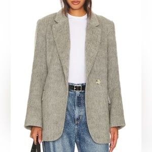 ASTR The Label: Kindra Coat size M, NWOT grey oversized jacket blazer